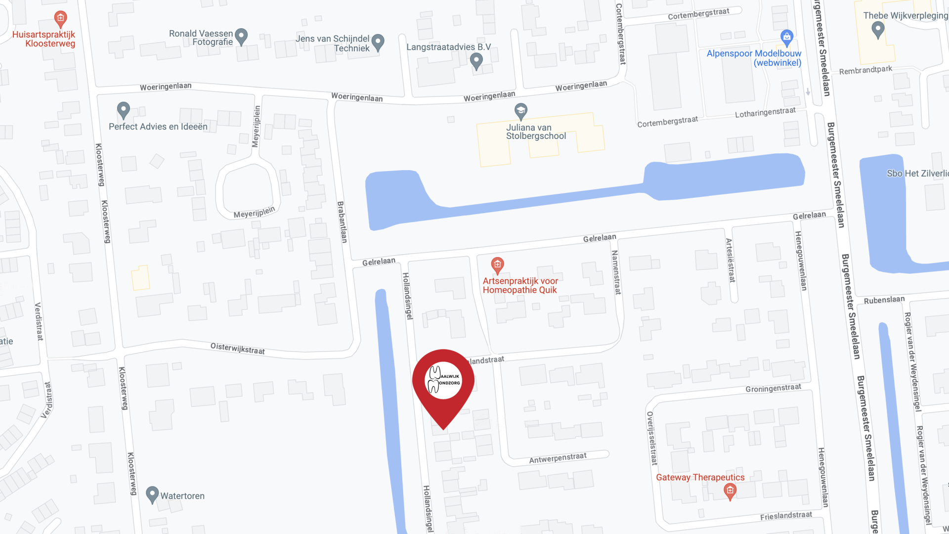GoogleMaps Mondzorg met locater